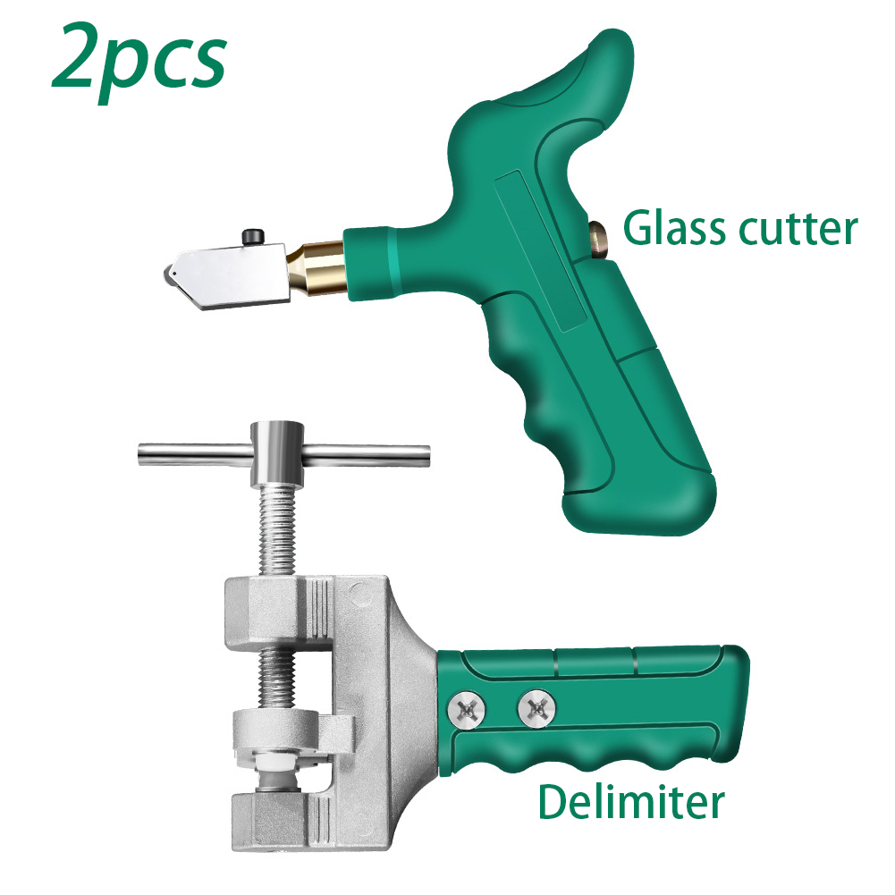2Pcs High-Strength Diamond Glass Cutter For Glass Tile Cutting Glass Cutter Set Manual Construction Tools