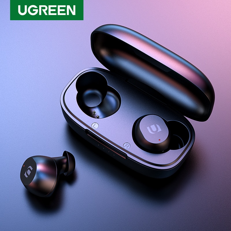 UGREEN-auriculares TWS inalámbricos por Bluetooth , novedad en auriculares intrauditivos estéreo deportivos con tecnología TWS, 5,0