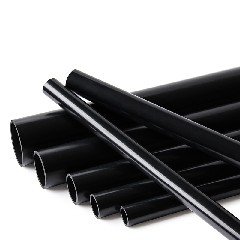 Black PVC Pipe O.D. 20mm-50mm Agriculture Garden Irrigation Tube Fish Tank Water Pipe Aquarium Supplies 50cm Length 1 Pcs