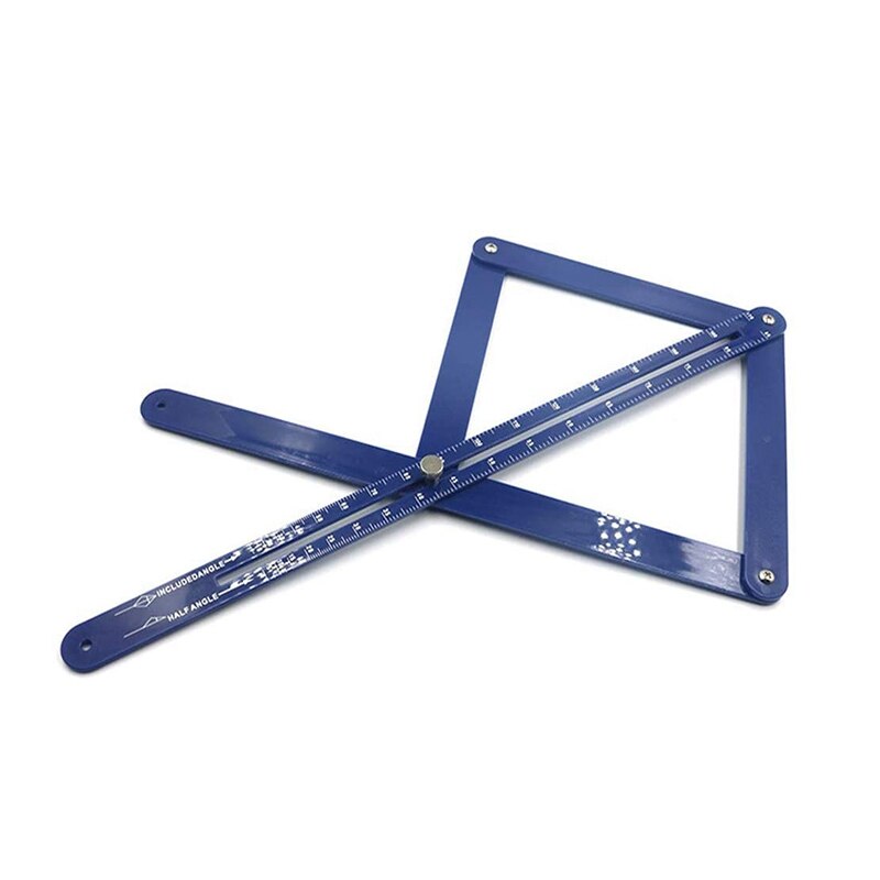 Bevel Corner Protractor Miter Angle Measuring Ruler Corner Angle Finder Divider Measurement Tool for Woodworking: Default Title
