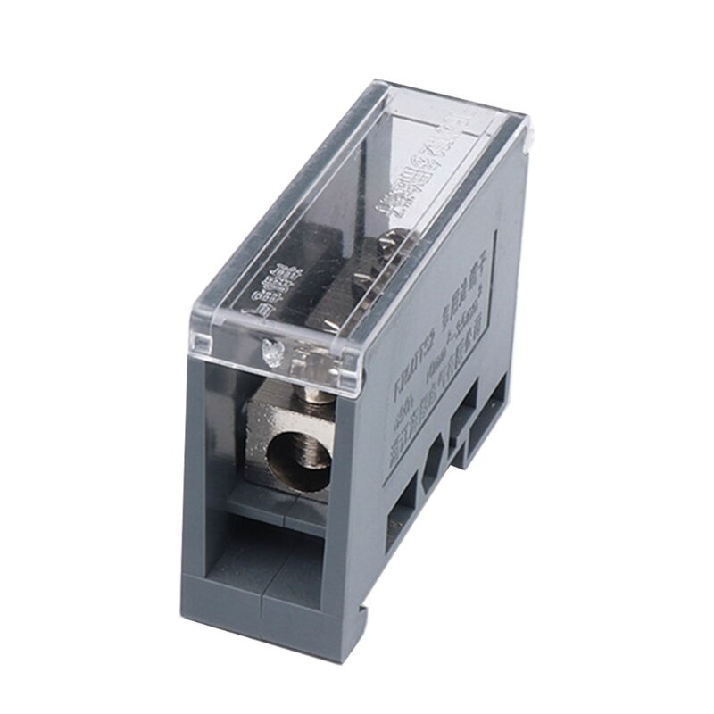 Multi-purpose Din Rail Terminal Block 1 in Multiple out Universal Power Junction Box Wire Connector for Circuit Breaker Y5GB: 1-200A