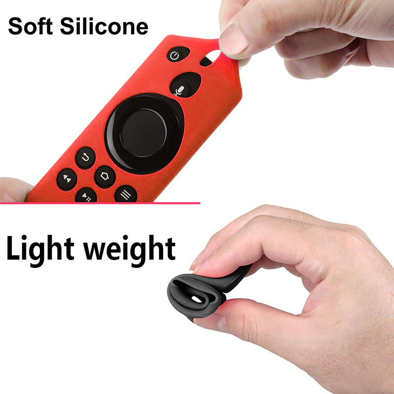 Soft Lattice Durable Anti Slip Accessories Remote Control Cover Protective Case Silicone Shockproof For Fire TV Stick