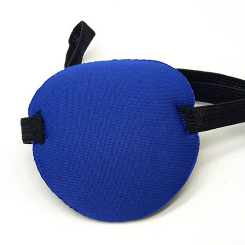 Single-eyed Upscale Silk Sleep Eye Mask One -eyed Amblyopia Trainer Eyeshade Portable Soft Eye Patch Sleeping Mask Case