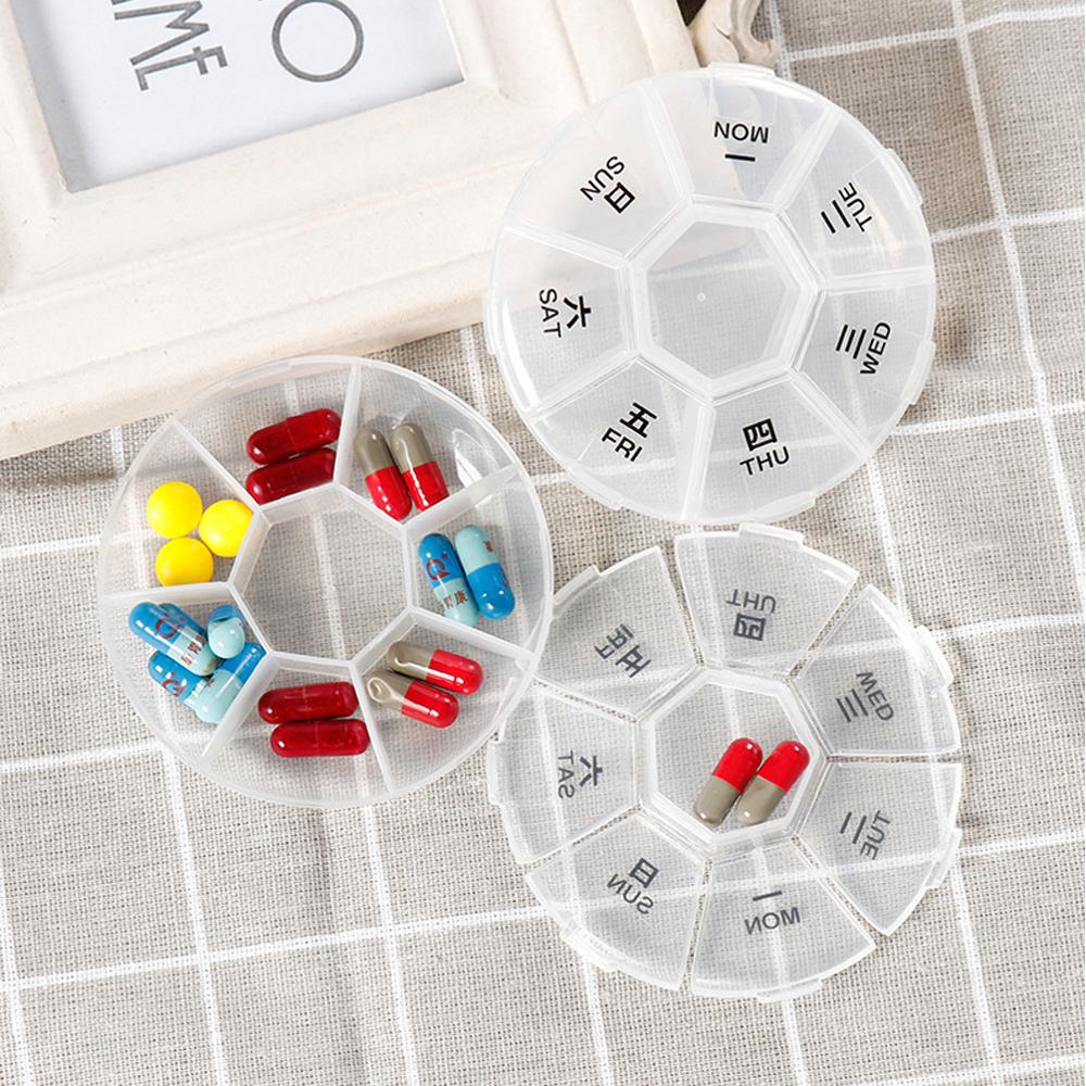7 Grids Portable Weekly Pill Box Storage Case Pill... – Grandado