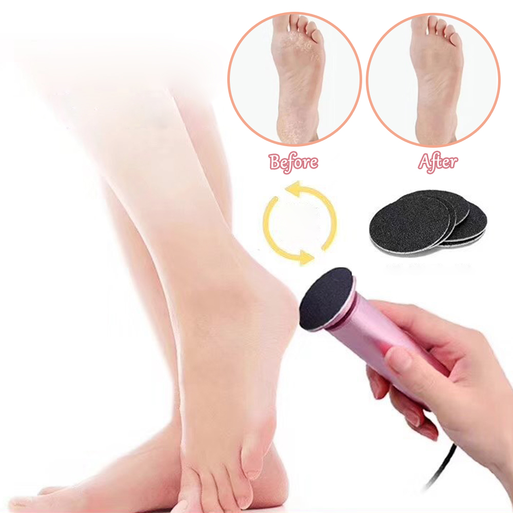 Ponceuse électrique multifonction pour les pieds, élimine les callosités, la peau morte, la dureté, les talons, pour pédicure, Instoc