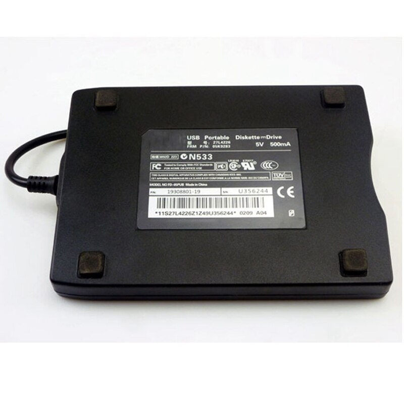 Disquette Portable USB de 1.44 mo, 3.5 pouces, 12 Mbps, FDD, pour ordinateur Portable