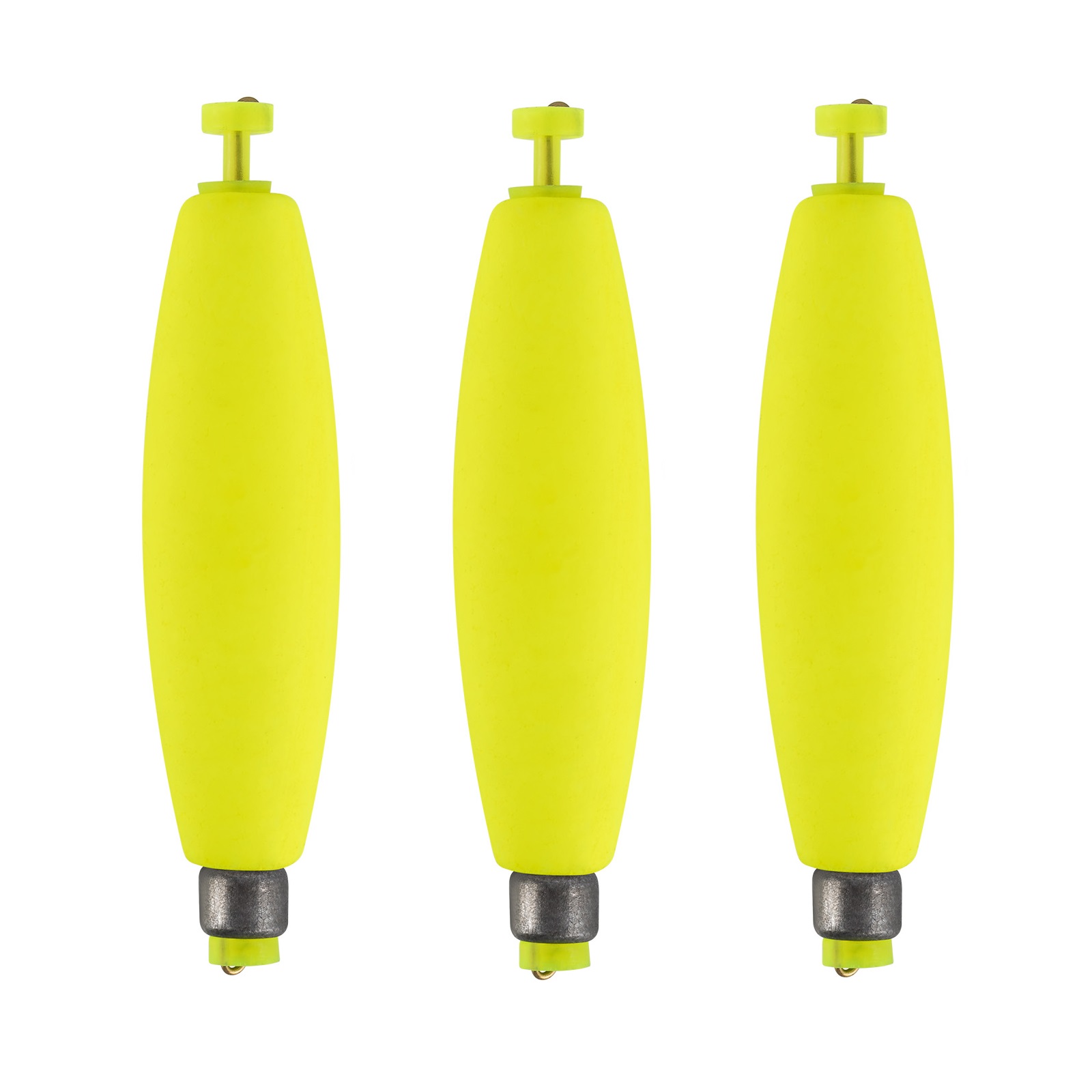 3pcs Fishing Weighted Bobbers Cigar Foam Float EVA Buoy Oval Shape Strike Indicators Snap-on Fishing Float Bass Trout Crappie: 0.5# / Red