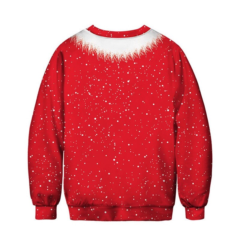 Hombres Mujeres Cosplay feo Navidad suéteres Navidad sudadera 3D divertido impreso vacaciones Navidad ropa suéter suéteres