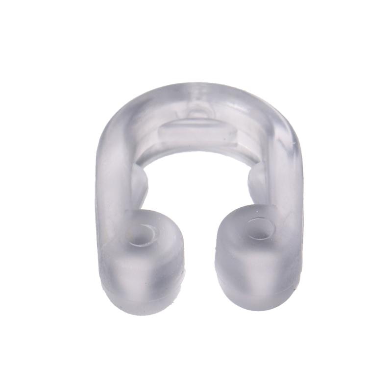 Anti Snore Sleep Nose Clip Clear Silicone Gel Anti Ronflement Snoring Stoper Silent Sleep Apnea Guard Help Aid Device With Case