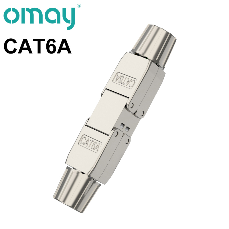 CAT6 Cat6A Cat7 Network Cable Extender Junction Adapter Connection Box RJ45 Lan Extension Connector Full Shielded Toolless crim: WHITE / 2m