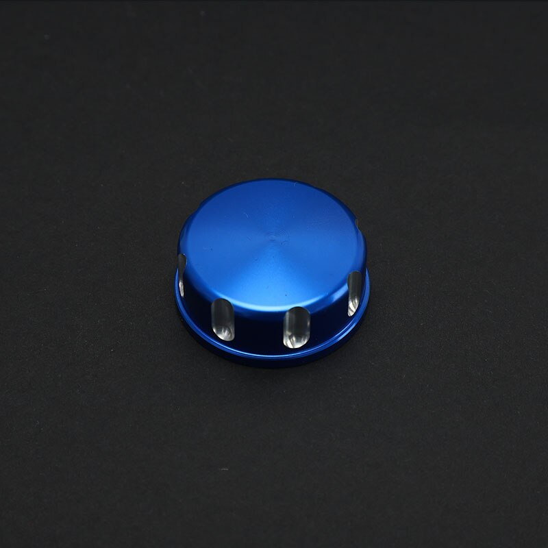 Motorcycle Plastic Water Coolant Reservoir Tank CNC Caps KLX 250 KLX250Coolant Reservoir Tank Radiator Overflow for Kawasaki: Blue Cap