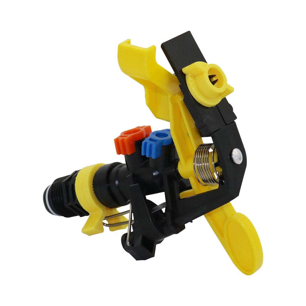 1 Set Double Outlet Rocker Rotate Sprinkler With Pedestal 360 Degree Garden Landscape Lawn Agriculture Irrigation Sprinklers