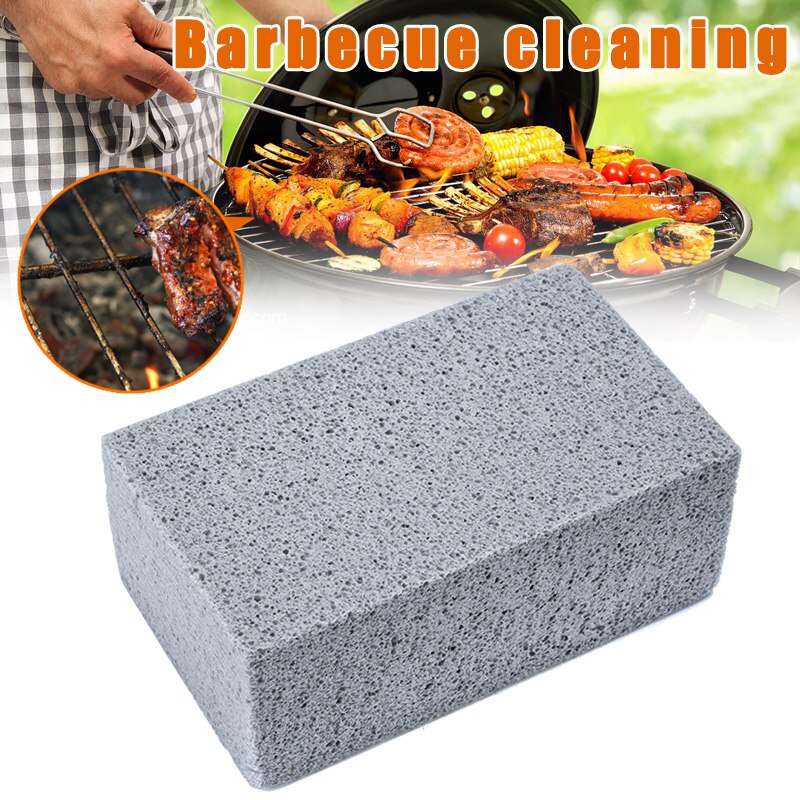 1PC BBQ Grill Cleaning Brick Block Barbecue Cleaning Stone BBQ Racks Stains Grease Cleaner BBQ Tools Kitchen Gadgets Decorates