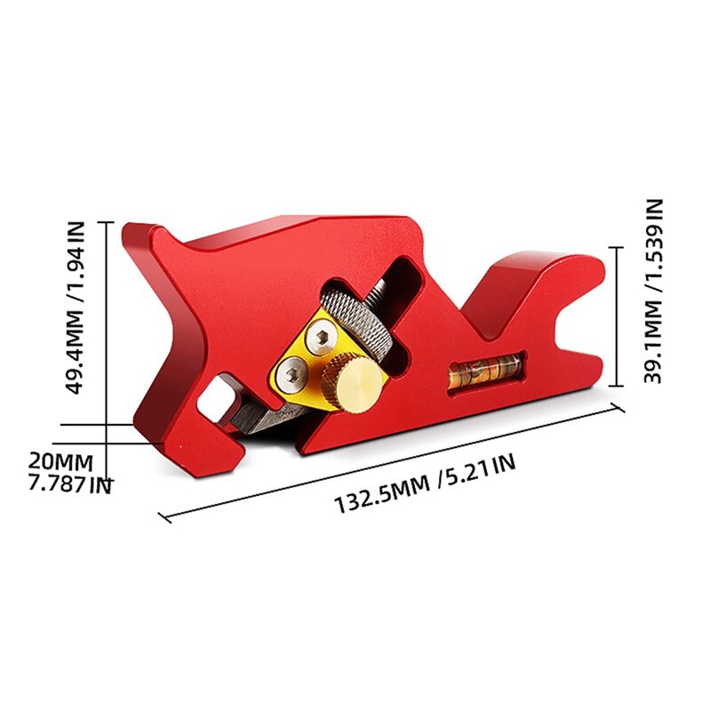 Woodworking Manual Corner Planer 45 Degree Bevel Fillet Plane Chamfering and Trimming Woodworking Tools with Blade