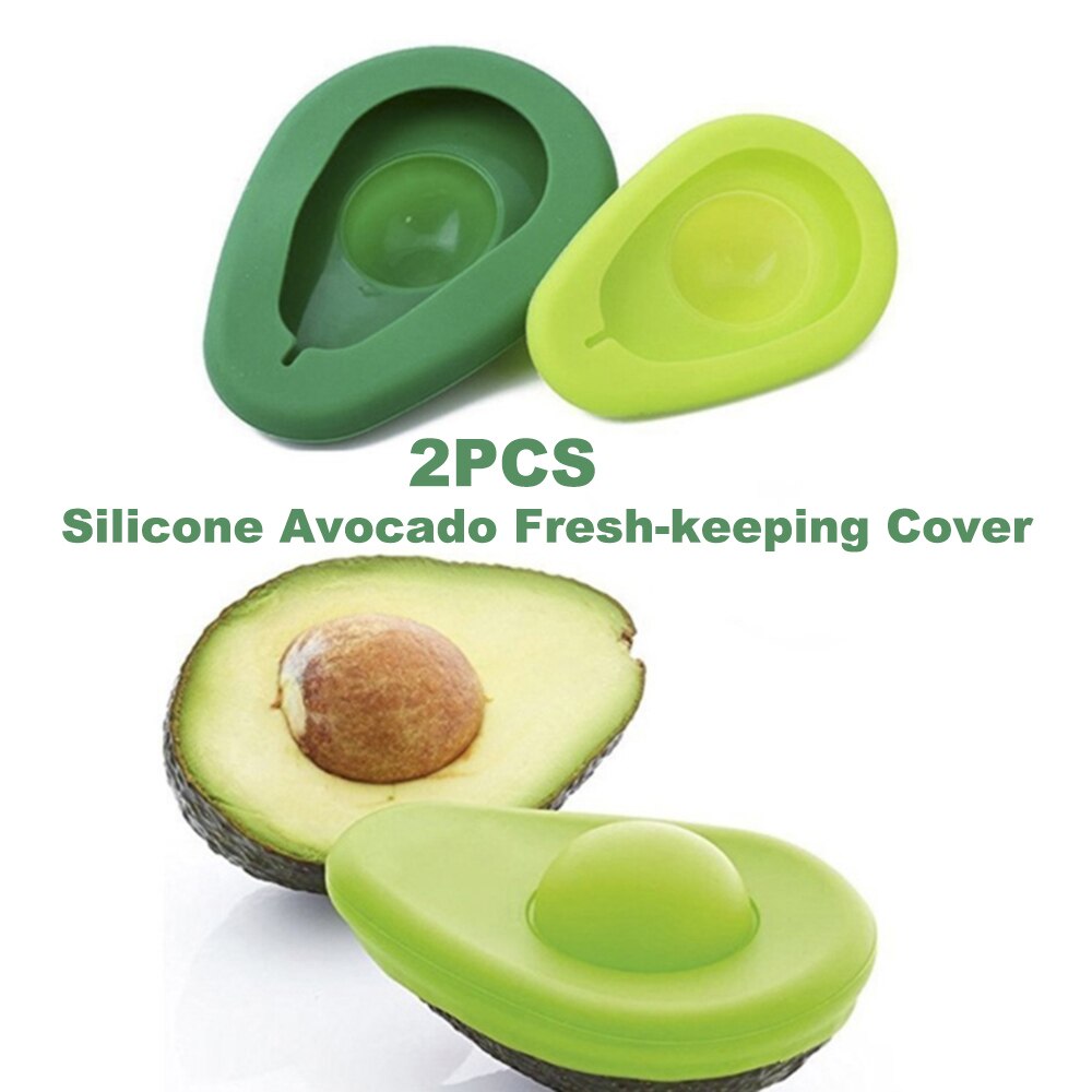 Silicone Avocado Fresh-keeping Cover Slicer Set Portable Fruit Preservation Seal Cover Fresh Keeping Kitchen Tools Gadg