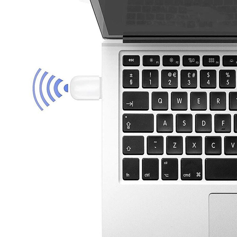 USB WiFi Network Dongle Bluetooth 5G/2.5G Dual Band 600Mbps Adapter with 3.5 Inch to 2.5 Inch Hard Drive Caddy