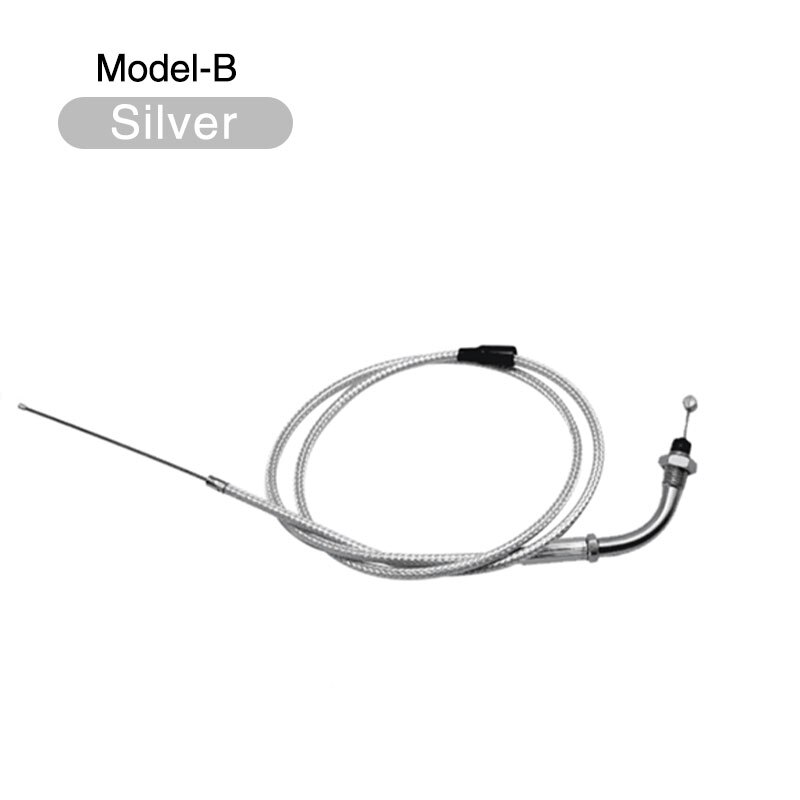 553 Universal- Motorrad Bremse Kupplung Gaszug: Silber- Ellbogen