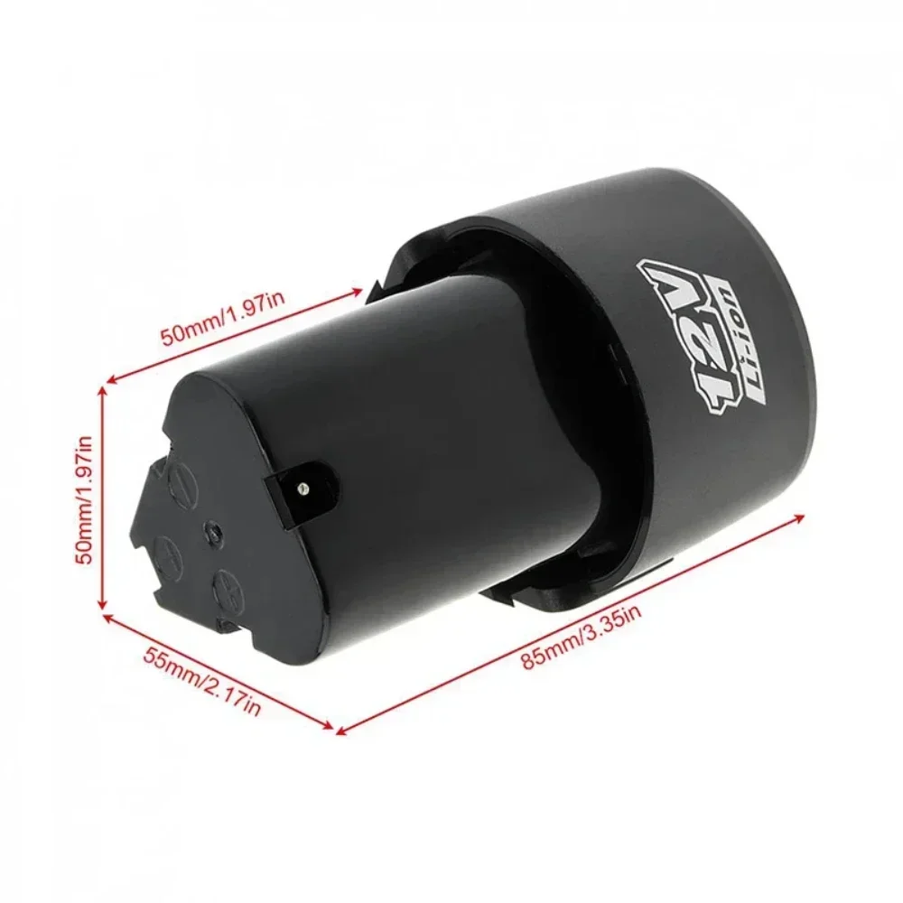 Nuevas baterías recargables de iones de litio de 12 V adecuadas para taladro eléctrico, destornilladores eléctricos, amoladoras angulares, etc. Herramienta eléctrica