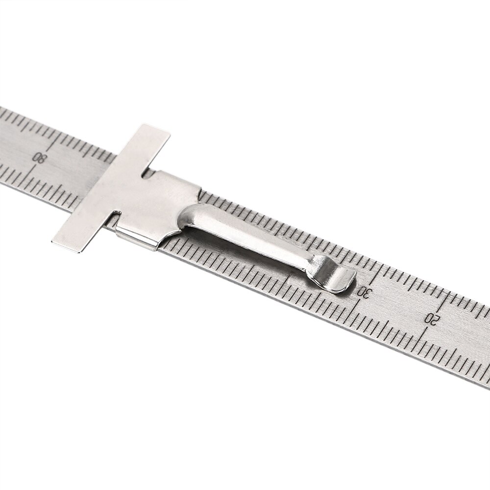 DIYWORK Wedge Taper Ruler Welding Taper Feeler Gauge Depth Ruler Hole Inspection For Measurement Tool 1-150mm