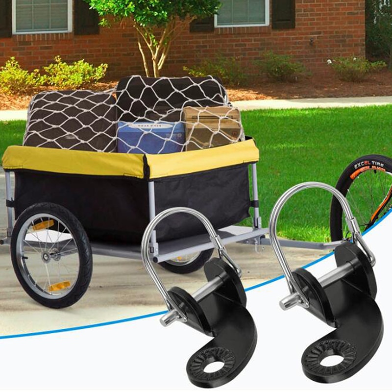 Bike Bicycle Trailer Hitch Coupler Attachment Bicycle Steel Hitch Coupler Bike Trailer Coupler Compatible With Trailers