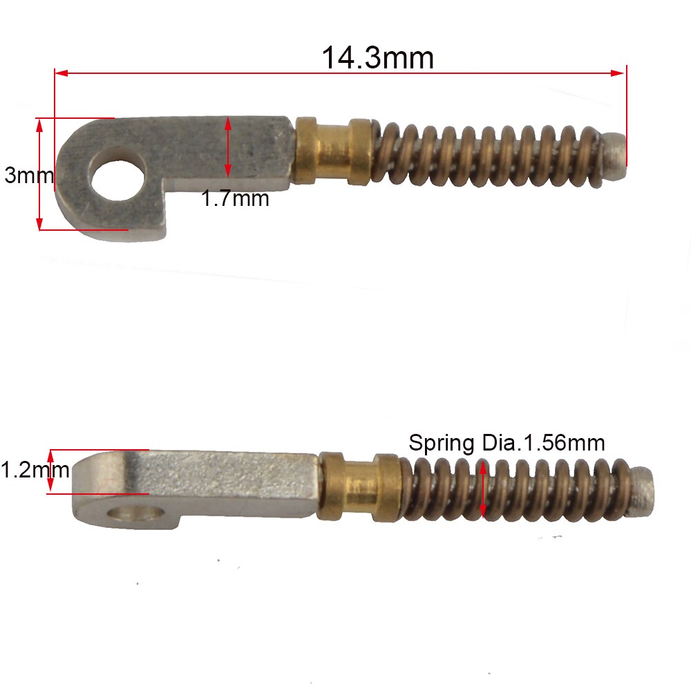 100PCS spring inserts for repairing broken eyeglass flex temples broken spring replacement part #130