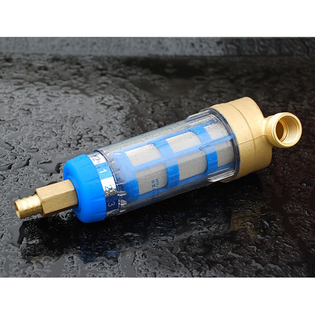 2pcs Home Water Pre-Filter System Spin Down Sediment Water Filter 3/4Inch 1/2Inch Whole House Water Filter