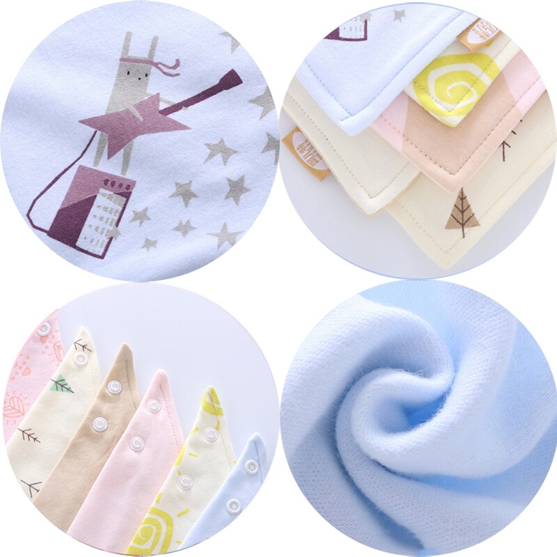 Style Baby Bibs Girls Boys Baby Babador Cotton Print Infant Bandana Bib Towel Baby Feeding Burp Cloths Stuff Accessories