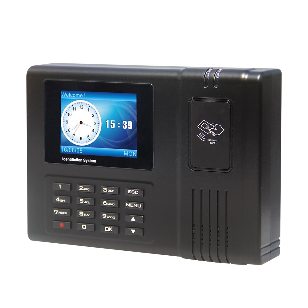 2.8" screen No Touch Proximity USB TCP/IP ID/IC Card Reader Time Attendance System Register Machine
