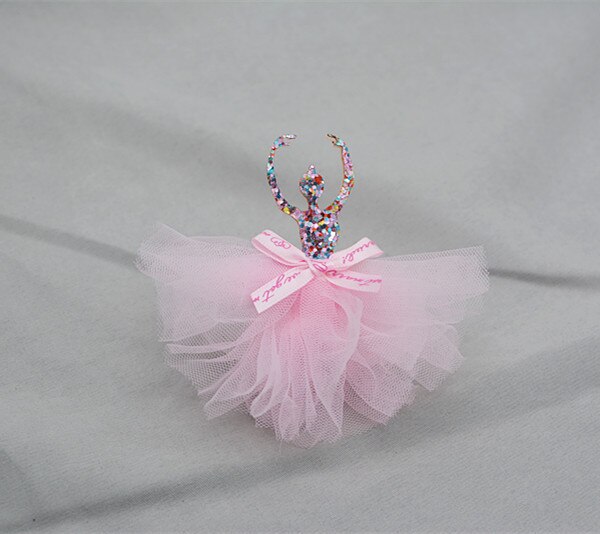 4 stks/partij 9.5x7.5 cm Kant rok ballet meisjes Applicaties Voor kinderen haar accessoires en DIY Kid patches