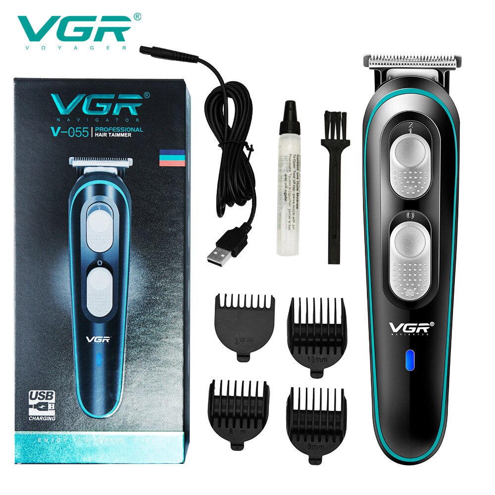 Vgr Tondeuse Usb Elektrische Tondeuse Fine-Tuning En Trimmer Kit Professionele Clipper Oplaadbare Kapper Kapsel Machine: V-055-STANDARD