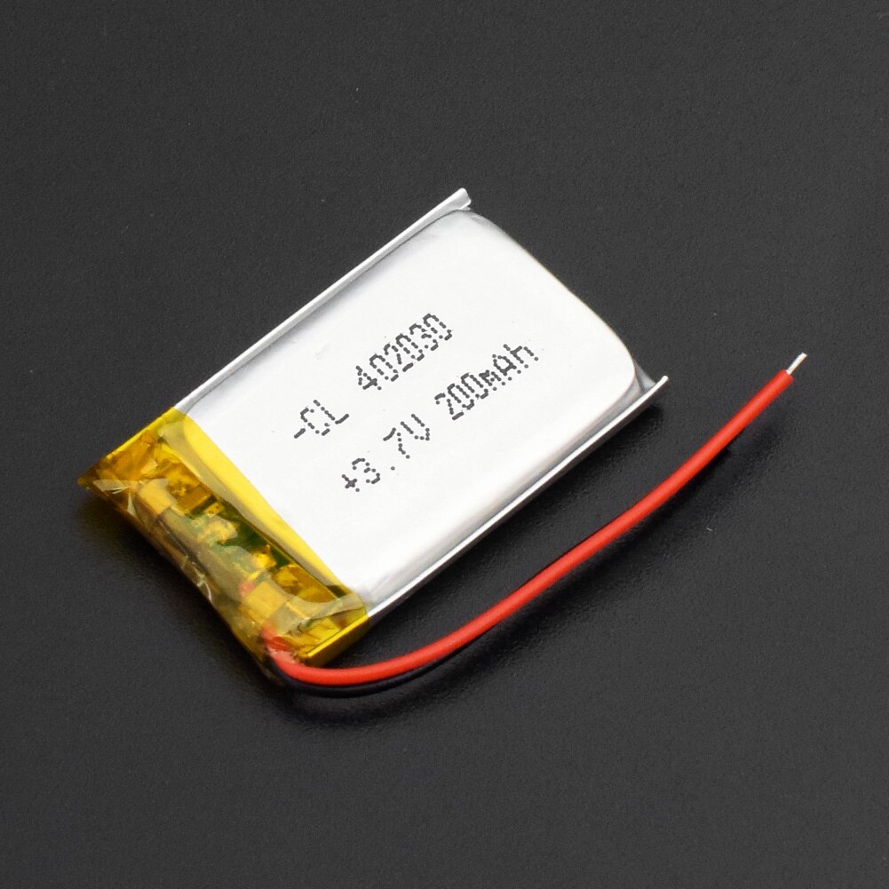Posthuman polymer litiumbatteri 3.7 v 402030 042030 200 mah uppladdningsbara batterier för  mp3 mp4 klockor leksaks mobiltelefon gps: 1pc