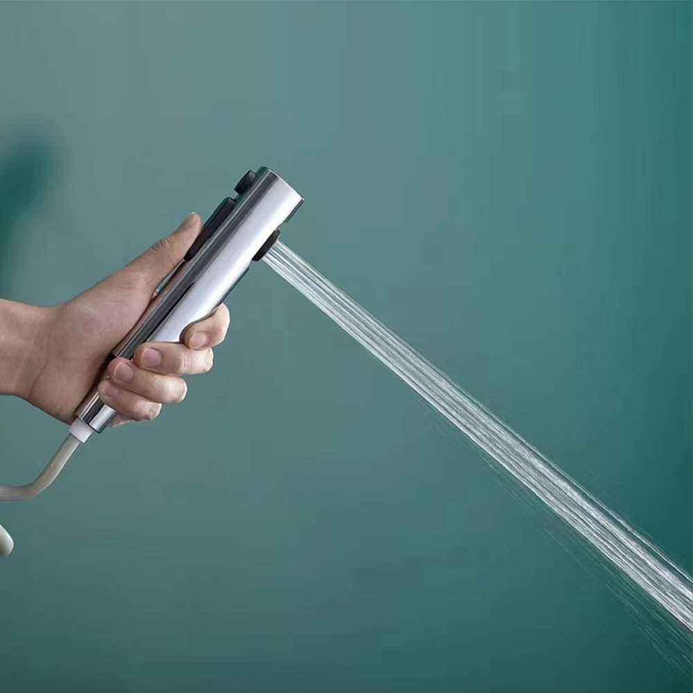 Toalettdusch bidéhuvud handhållen spray för sanitär shattaf dusch trycksatt handhållen sprinkler bidétillbehör
