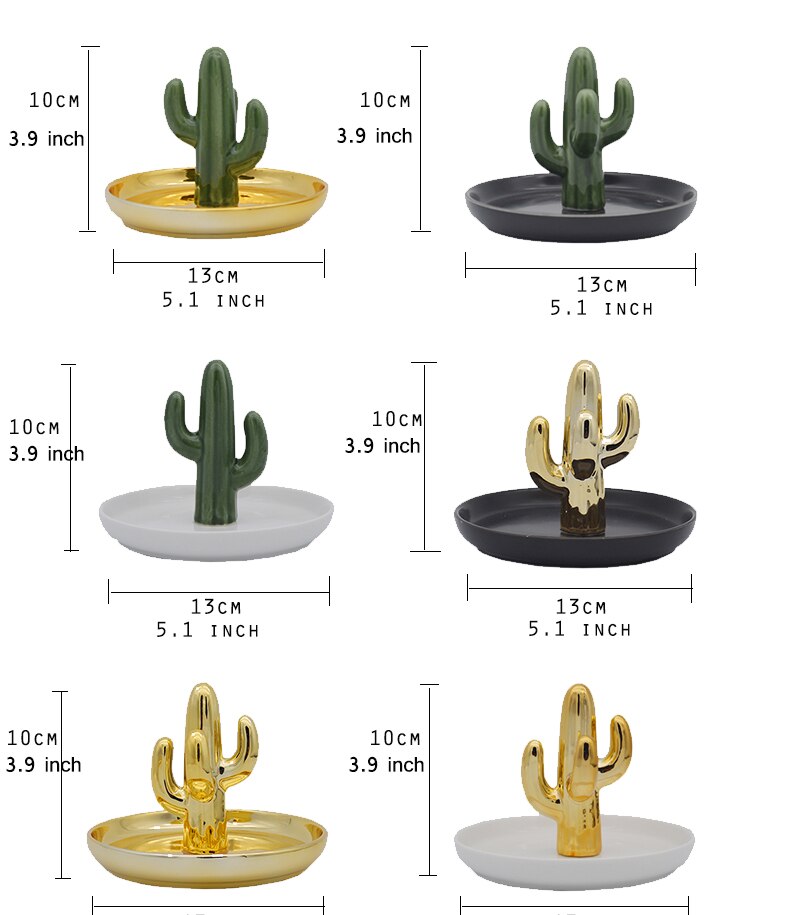 Groene Plant Sieraden Decoratieve Opbergvak Voor Dressing Bureau Keramische Voor Vriend Ring Ketting Plaats Schotel Plaat