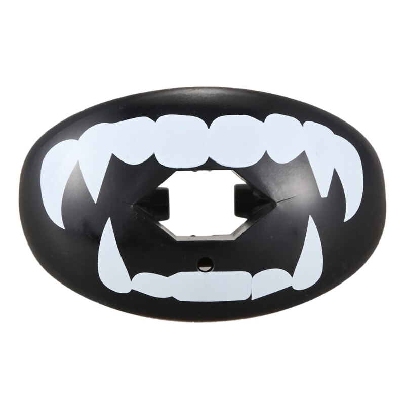 AD-Rugby Mouth Guard Food Grade Tooth Protector Strapped Mouthguard ,for Boxing Football/Lacrosse/Ice Hockey