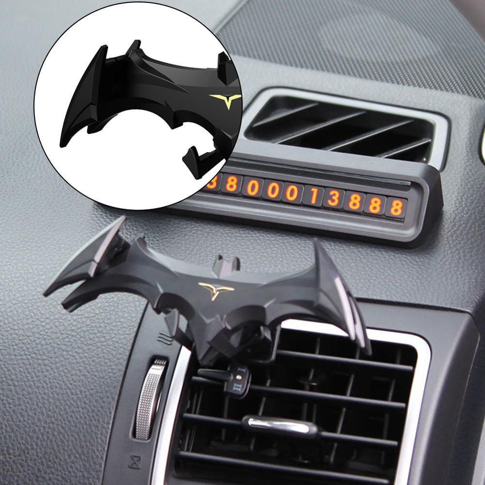 Flagermus vinger biltelefon holder bil luftventil telefon mount flagermus form hænder auto telefon holder bil fri gravitation anti-ridse holder stand