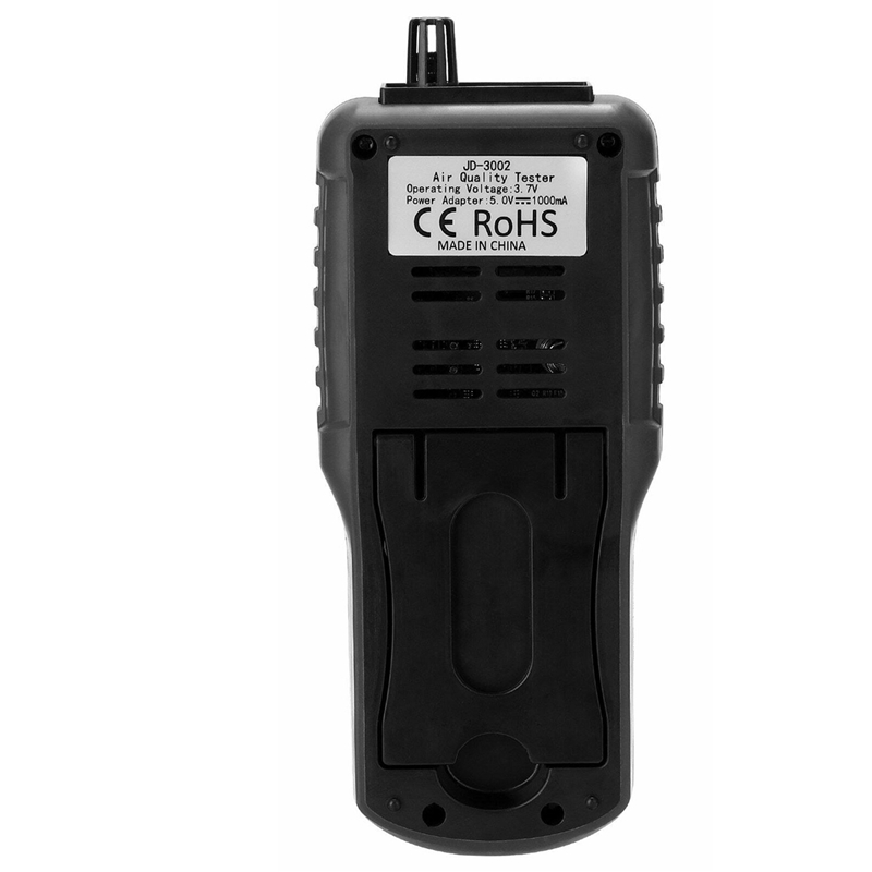 Jldg-probador de del aire, medidor de Co2 Tvoc, dispositivo de medición de temperatura y humedad, Monitor de dióxido de carbono con pantalla Lcd