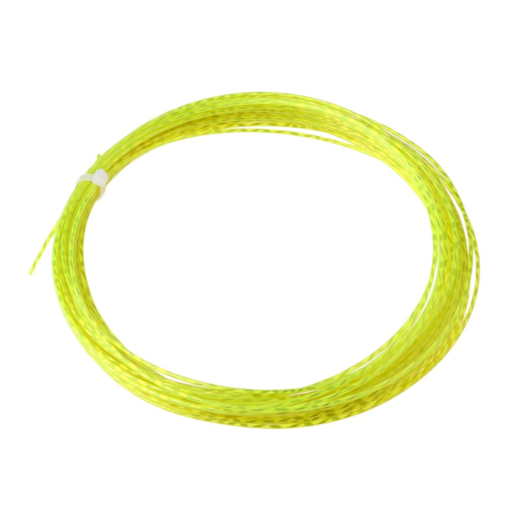 Nylon 12M Durable Badminton Tennis Racket Racquet String Gym Sport Training: Fluorescent Green