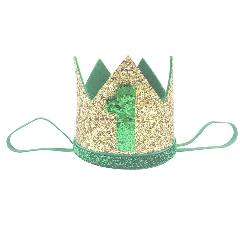 Chapeau d&#39;anniversaire pour enfants, 1 2 3 4 5 6 ans, 1 pièce, bandeau couronne de fête de 1er 2e 3e anniversaire, Prince Baby Shower, accessoires pour cheveux: 1