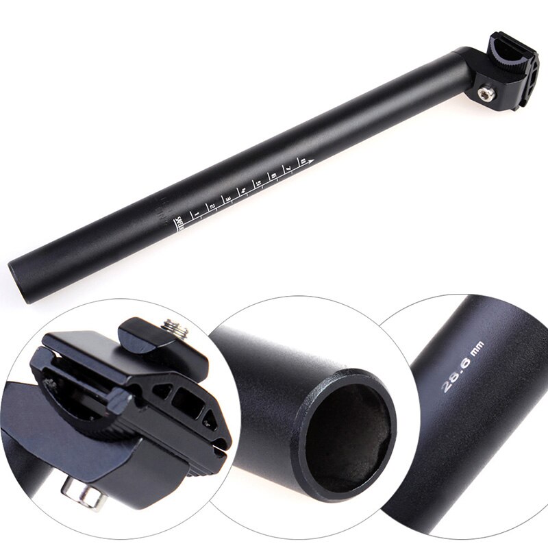 Aluminium 350 Mm Zadelpen Mountainbike Fiets Zadelpen 25.4/27.2/28.6/30.4/30.8 /31.6 Mm Fietsen Accesorries: 28.6 mm