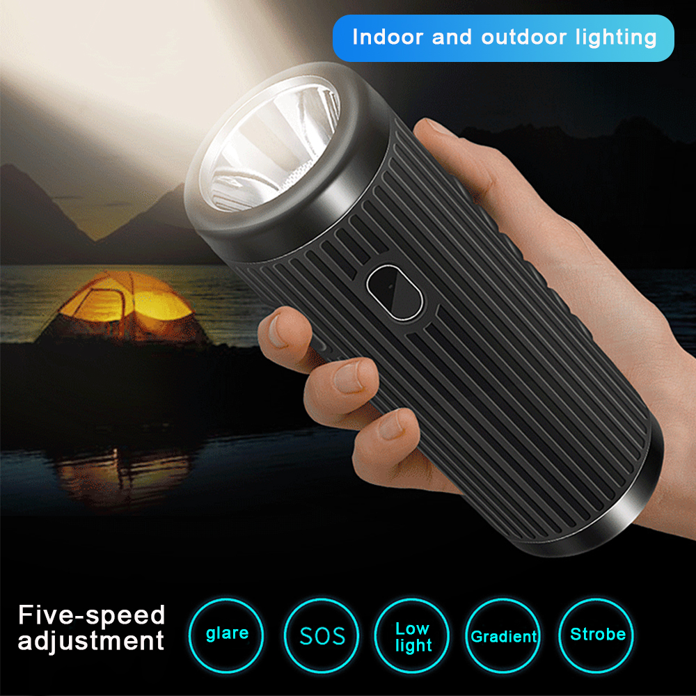 Draadloze Bluetooth Speaker Met Radio LED Zaklamp Subwoofer Bluetooth Kolom Luidspreker Gratis Handen PC Waterdichte Luidspreker