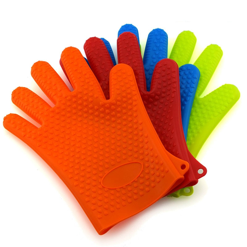 Silikon hohe temperatur beständig wärmedämmung wasserdichte Anti verbrüHenne Anti Unterhose ofen mikrowelle handschuhe silikon handschuhe