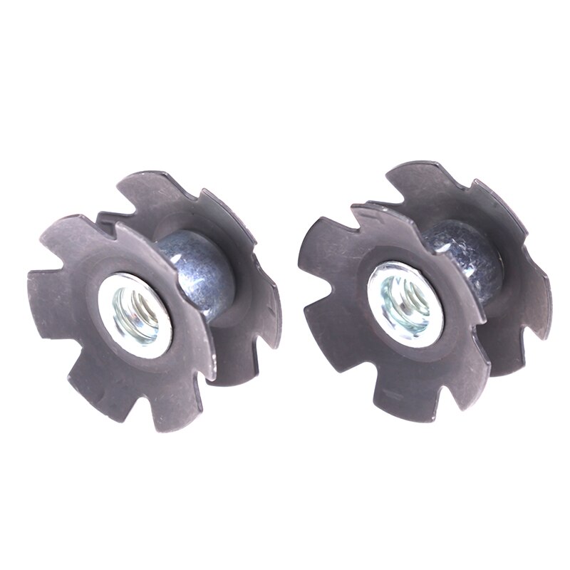 Bicycle Front Fork Mount Core Fastening Bolts Star Nuts for 1-1/8" 28.6mm 2PCS