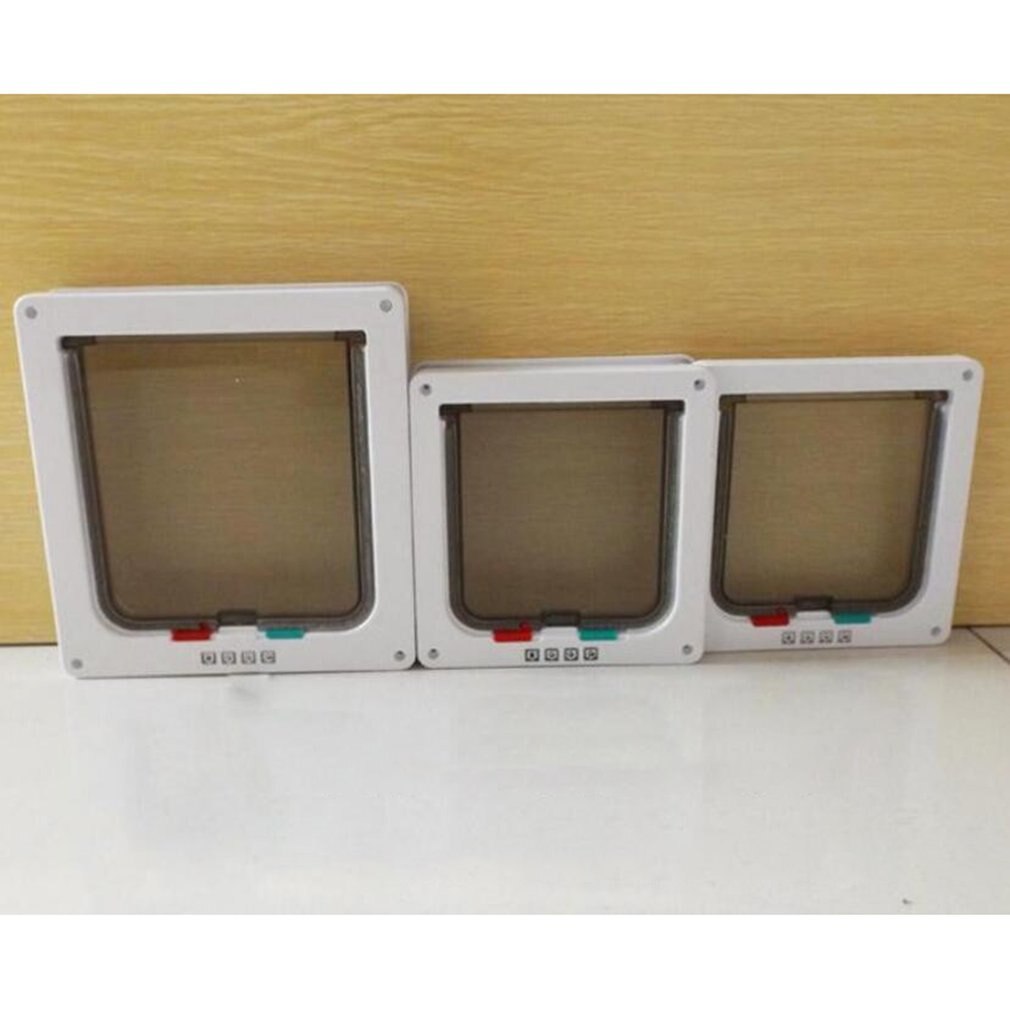 Security Cat Dog Door Control Entrance Exit Pet Door Cat Hole Dog Door Hole Cat Mate 4 Way Locking Glass Fitting Cat Flap