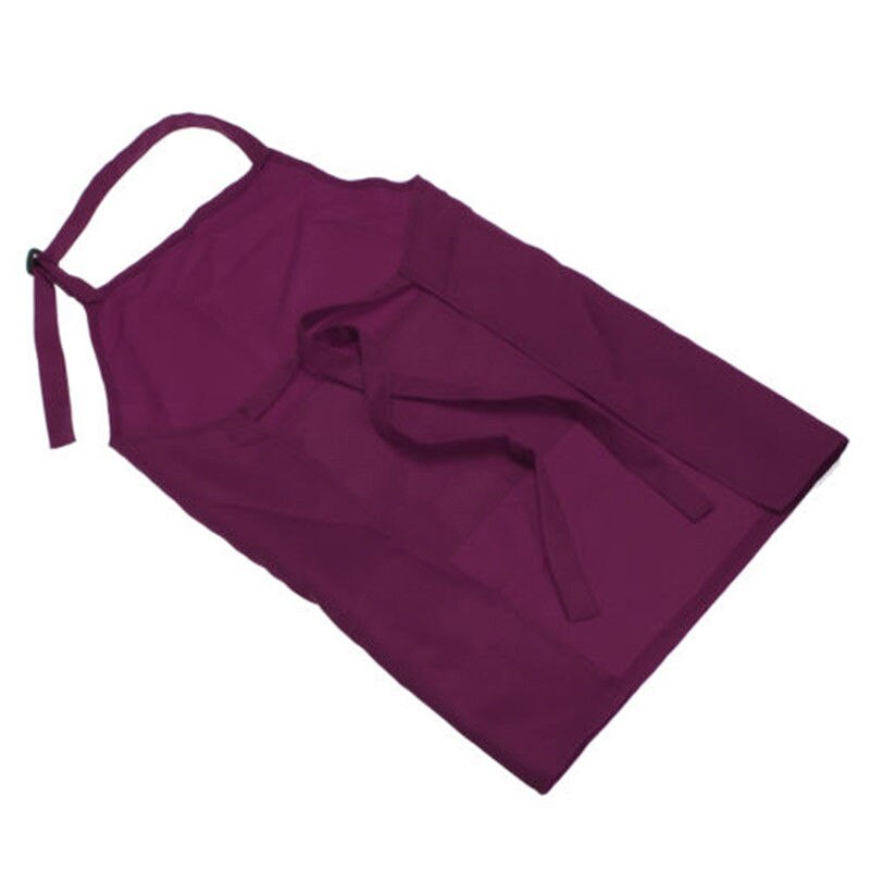 Dzieci dzieci pieczenie w kuchni fartuch malarski sztuka dla dzieci gotowanie rękodzieło śliniaczek fartuch bez rękawów: Fioletowy