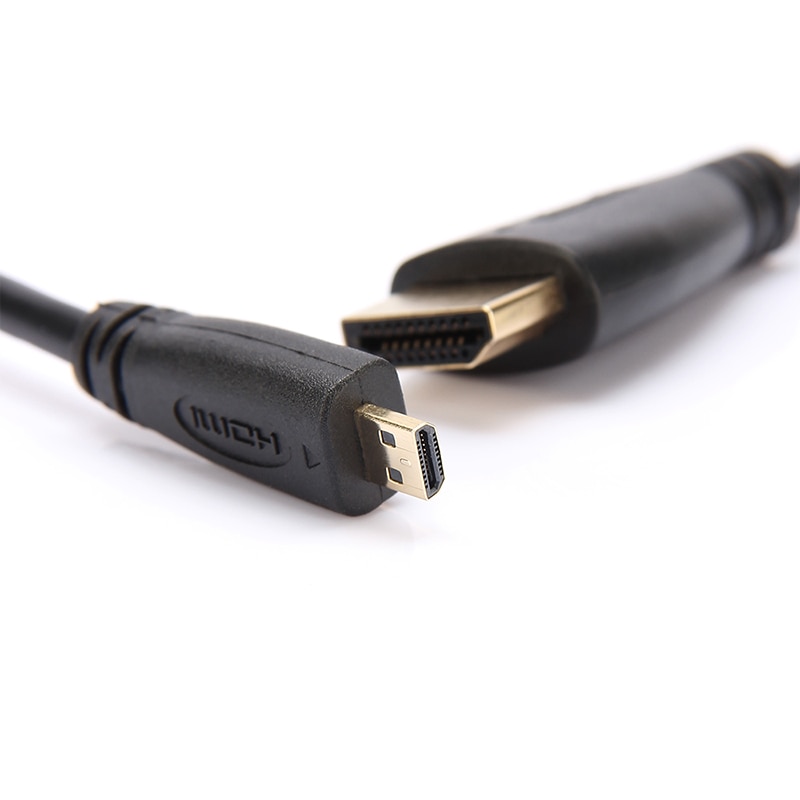 Micro câble HDMI ligne de données pour GoPro Hero 7 6 5 4 3 + Sjcam Sj4000 Xiaomi Yi 4K Eken H9r accessoires de caméra d'action