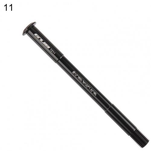 Practical Rear Tube Shaft Solid Rear Tube Axle 360 Degrees Rotation Durable Bike Quick Release Rear Thru Axle: 11