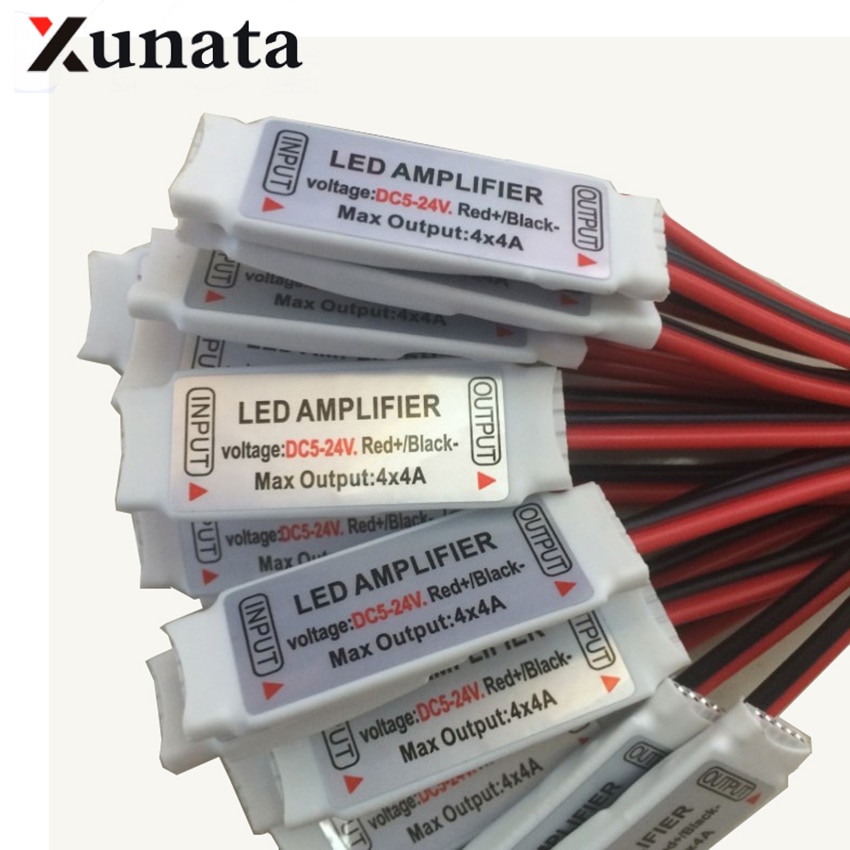 DC5-24V 5pin Led Mini RGBW Amplifier 4CH x 4A for 5050 2835 RGBW LED Strip Light RGB