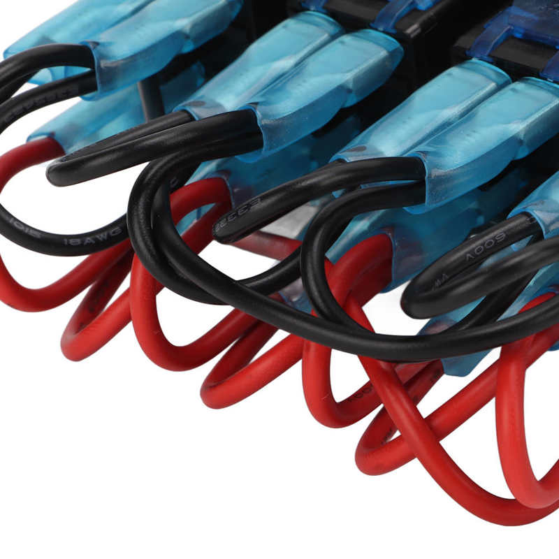 ON Off Toggle Switch IP65 Waterproof 4 Gang Rocker Switch for 12‑24V Vehicles Yachts SUVs Trucks