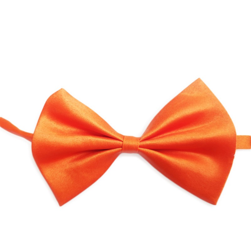 Fluga herr vinröd svart guld vit formell skjorta herrversion fluga dam festaccessoarer: Orange