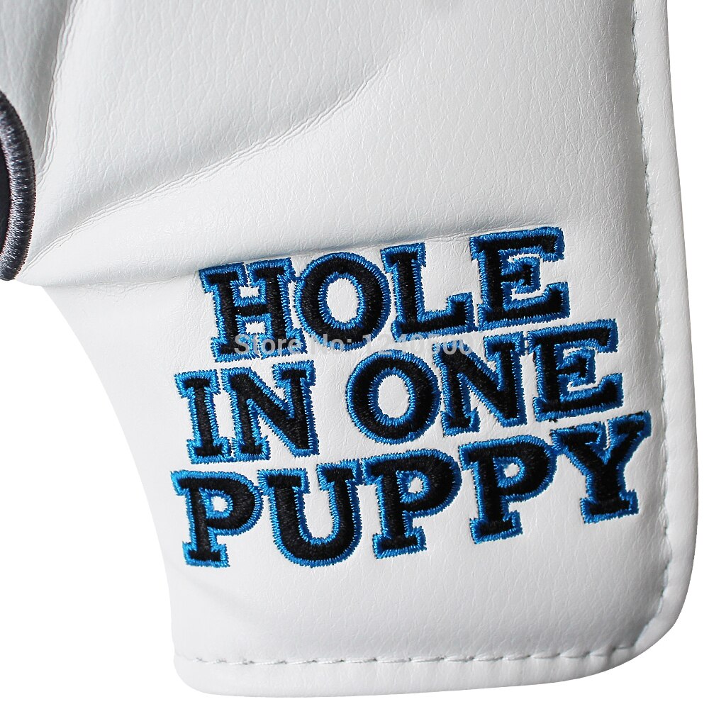 Golf Putter Cover Magnetic Closure PU Leather Lovely Husky Golf Putter Headcover Head Cover